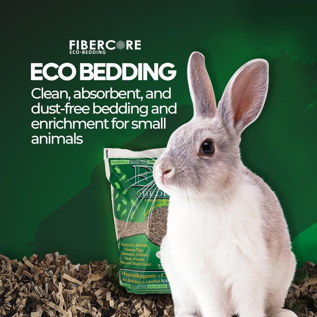 ecobedding2 - Happily Ever After Rabbitry Essential rabbit setup bundle with eco bedding, treats, and play yard